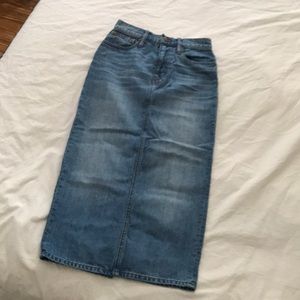 Madewell blue jean skirt (sz. 24)